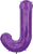 Northstar Mylar & Foil Purple Letter J 34″ Balloon