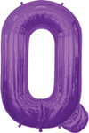 Northstar Mylar & Foil Purple Letter Q 34″ Balloon