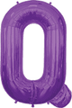 Purple Letter Q 34″ Balloon