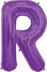 Northstar Mylar & Foil Purple Letter R 34″ Balloon