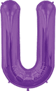 Purple Letter U 34″ Balloon