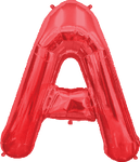 Northstar Mylar & Foil Red Letter A 34″ Balloon