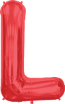 Northstar Mylar & Foil Red Letter L 34″ Balloon