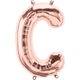 Rose Gold Letter C 16" Balloon