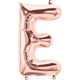 Rose Gold Letter E 16" Balloon