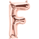 Rose Gold Letter F 16" Balloon