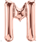 Rose Gold Letter M 34" Balloon