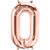 Rose Gold Letter O 16" Balloon