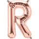 Rose Gold Letter R 16" Balloon