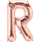 Rose Gold Letter R 34" Balloon