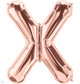 Rose Gold Letter X 34" Balloon