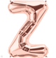 Rose Gold Letter Z 34" Balloon