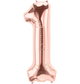 Rose Gold Number 1 (One) 34" Balloon