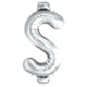Silver Dollar Sign $ 34″ Balloon
