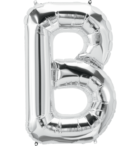 Letter B Silver