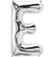 Silver Letter E 34" Balloon