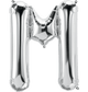 Silver Letter M 34" Balloon