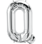 Silver Letter Q 34" Balloon