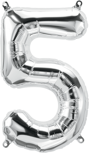 Silver 16 outlet balloons