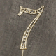 # 7 Decoración de pastel de oro con diamantes de imitación 3.75 ″