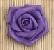 Purple Foam Rose Single 2.75″ (12 unidades)