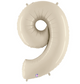 Number 9 White Sand 34″ Balloon