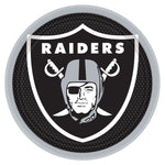 Oakland Raiders Round Plates 9″ by Amscan from Instaballoons