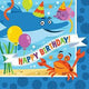 Ocean Buddies Beverage Napkins (16 count)