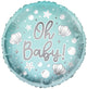 ¡Oh bebe! Globo Azul 18″