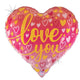 Ombre Love You Heart 30″ Balloon