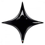 Onyx Black Starpoint 20″ Foil Balloon by Qualatex from Instaballoons