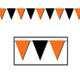 Banderín naranja y negro de Halloween