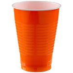 Orange Peel 12oz Plastic Cups by Amscan from Instaballoons