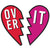 Over It Broken Heart Cutouts by Amscan from Instaballoons