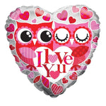 Owls I Love You 18″ Foil Balloon by Convergram from Instaballoons