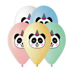Panda Unicorn13″ Latex Balloons by Gemar from Instaballoons