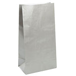 Paper Gift Bags Metallic Silver by Unique from Instaballoons