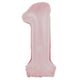 Baby Pink Number 1 34″ Balloon