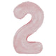 Baby Pink Number 2 34″ Balloon