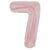 Party America Mylar & Foil Baby Pink Number 7 34″ Balloon