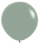 Pastel Dusk Laurel Green 24″ Latex Balloons (10 count)