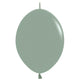 Pastel Dusk Laurel Green Link-O-Loon 6″ Latex Balloons (50 count)