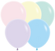 Pastel Matte Assortment 18″ Latex Balloon (25 count)