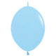Pastel Matte Blue Link-O-Loons 6″ Latex Balloons (50 count)