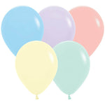 Pastel Matte Melon Assortment 11″ Foil Balloons by Sempertex from Instaballoons