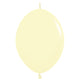 Pastel Matte Yellow Link-O-Loons 6″ Latex Balloons (50 count)