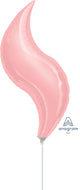 Pastel Pink Curve (requires heat-sealing) 19″ Balloons (5 count)