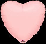 Pastel Pink Heart 32″ Foil Balloon by Anagram from Instaballoons