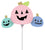 Pastel Pumpkin Trio (requires heat-sealing) 14″ Foil Balloon by Anagram from Instaballoons