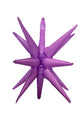 Globo Púrpura Pastel Starburst 22″